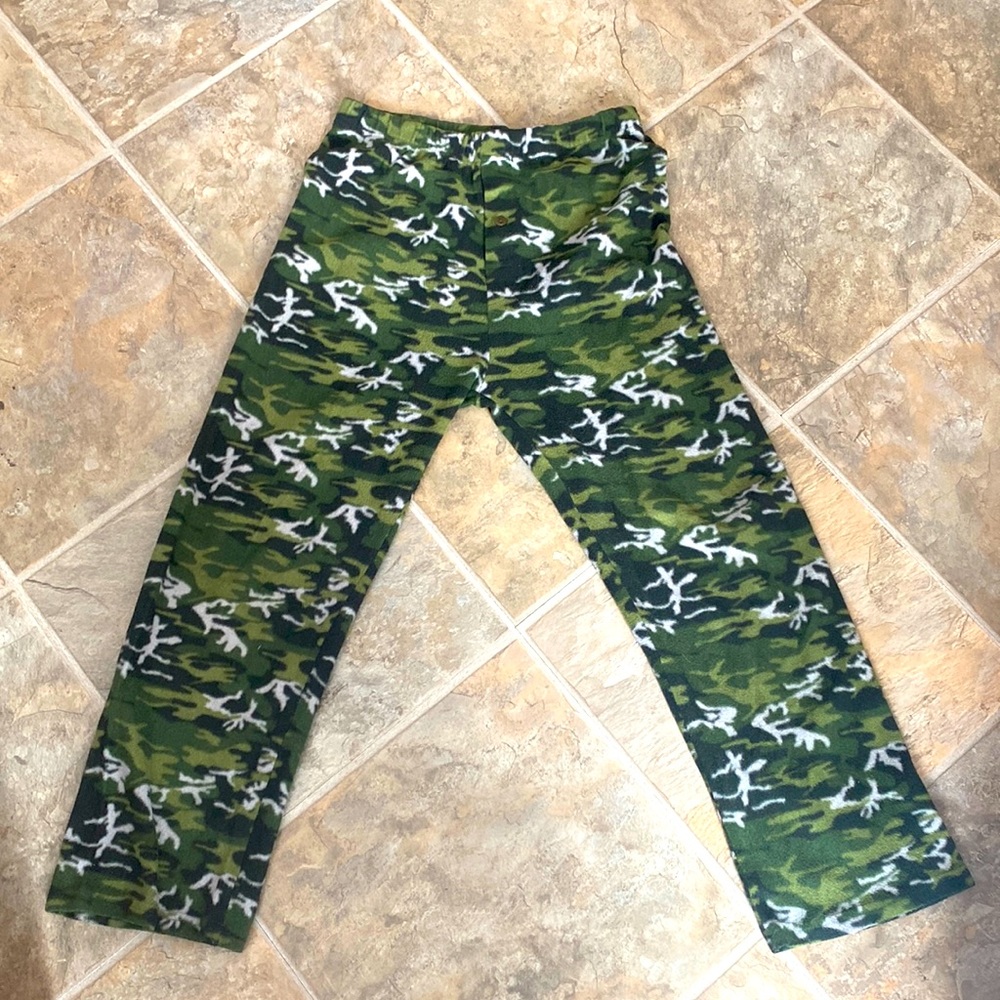 Survival gear - boys fuzzy camouflage pants